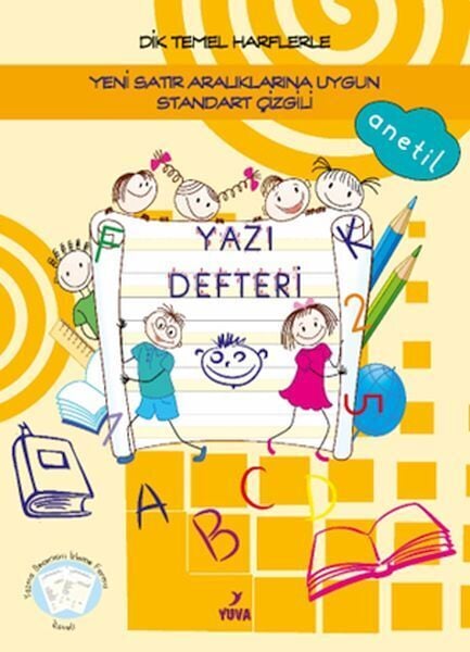 1. Sınıf Yazı Defteri Standart Çizgili Büyük Boy