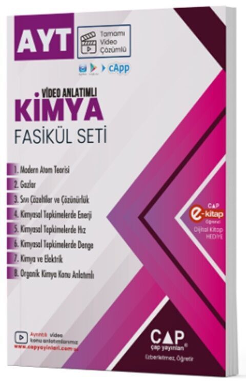 Çap Yayınları Ayt Set Kimya