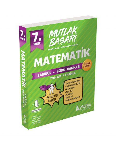 Muba Yayınları Mutlak Başarı 7.Sınıf Matematik Fasikül+Soru Bankası