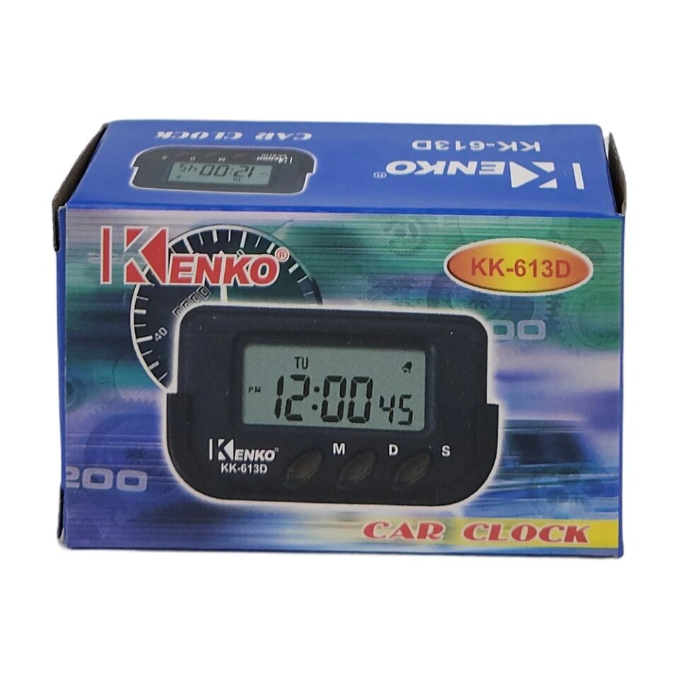 Masaüstü Kronometre / Kenko KK-613D Dijital Küçük Masa-Araba Saati-Alarm
