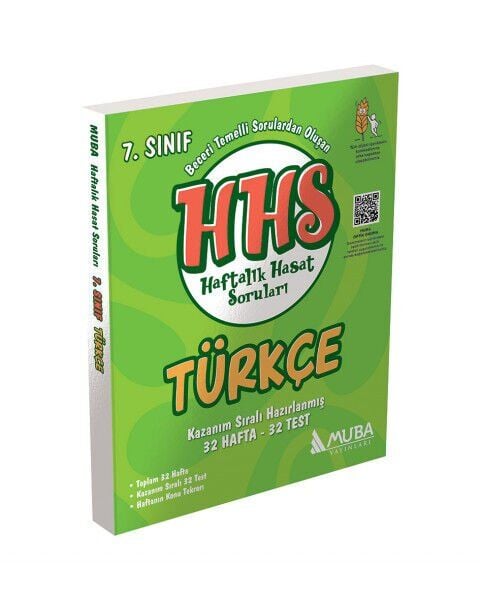 Muba Yayınları 7.Sınıf Türkçe Haftalık Hasat Soruları (HHS)