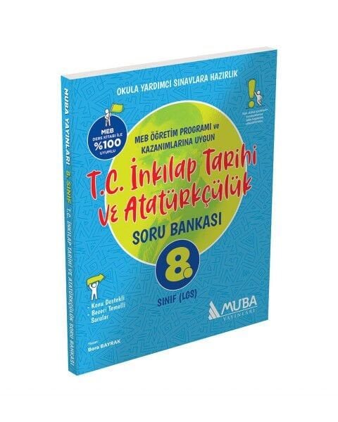 Muba Yayınları 8. Sınıf T.C İnk. Tarihi ve Atatürkçülük Soru Bankası