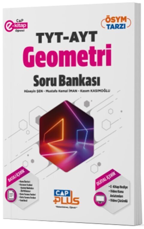 Çap Yayınları TYT AYT Geometri Plus Soru Bankası