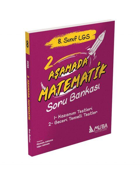 Muba Yayınları 8.Sınıf 2 Aşamada Matematik Soru Bankası