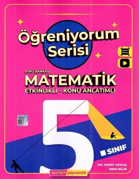 Matsev Yayınları 5. Sınıf Öğreniyorum Matematik Soru Bankası  ( 7 Fasikül )
