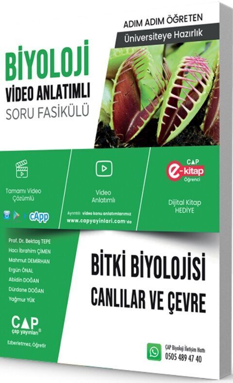 Çap Yayınları Biyoloji Konu Anlatımlı Soru Bankası Bitki Biyo. Can. Çev