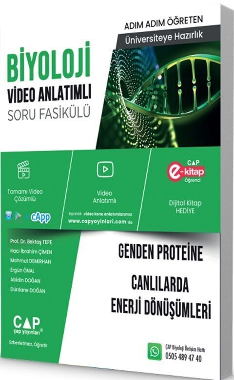 Çap Yayınları Biyoloji Konu Anlatımlı Soru Bankası Genden Pro-Can