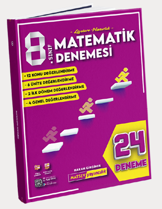 Matsev Yayıncılık 8. Sınıf 24’lü Matematik Denemesi