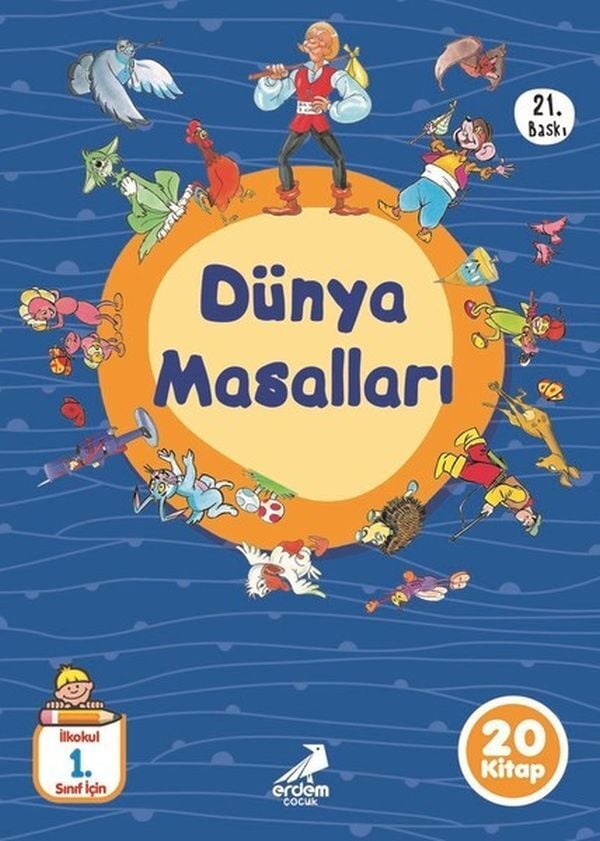 Dünya Masalları 1.Sınıflar İçin 20 Kitap