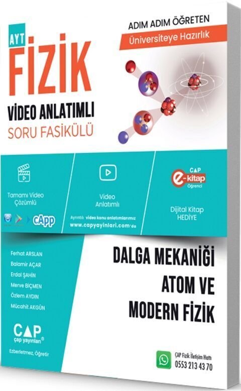 Çap Yayınları Fizik Konu Anlatımlı Soru Bankası Dalga Mekan At Mdf