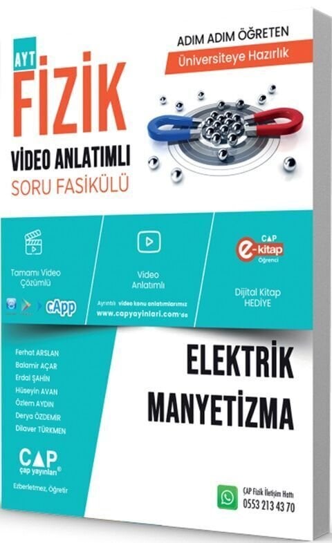 Çap YayınlarıÇap Fizik Elektrik Manyetizma Konu Anlatımlı Soru Bankası