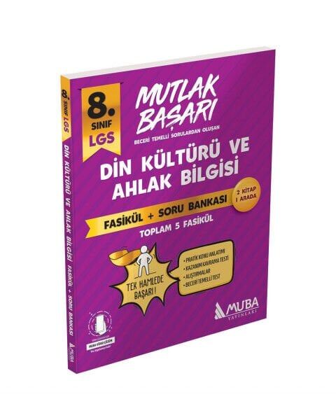 Muba Yayınları Mutlak Başarı 8.Sınıf Din Kültürü Fasiküller+Soru Bankası