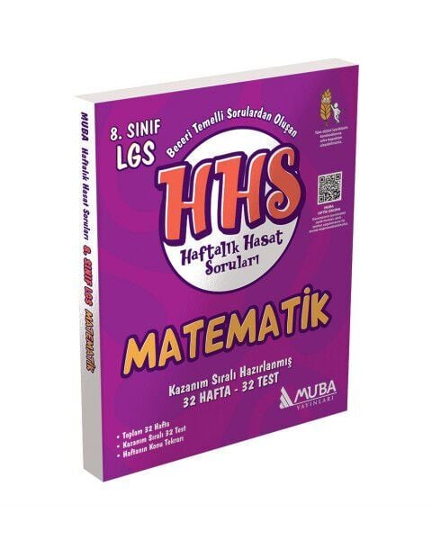 Muba Yayınları 8.Sınıf Matematik Haftalık Hasat Soruları (HHS)