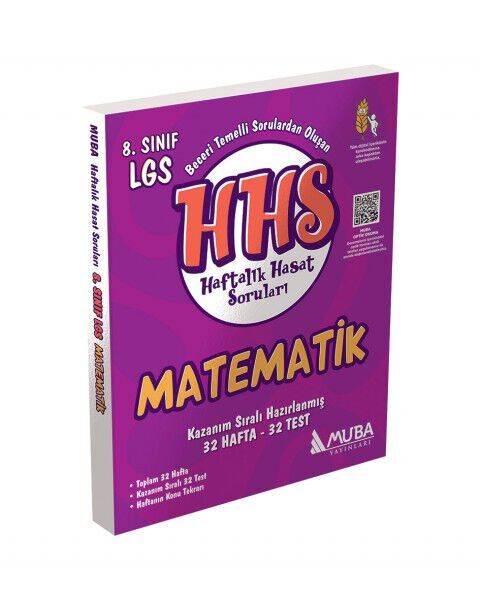 Muba Yayınları 8.Sınıf Matematik Haftalık Hasat Soruları (HHS)
