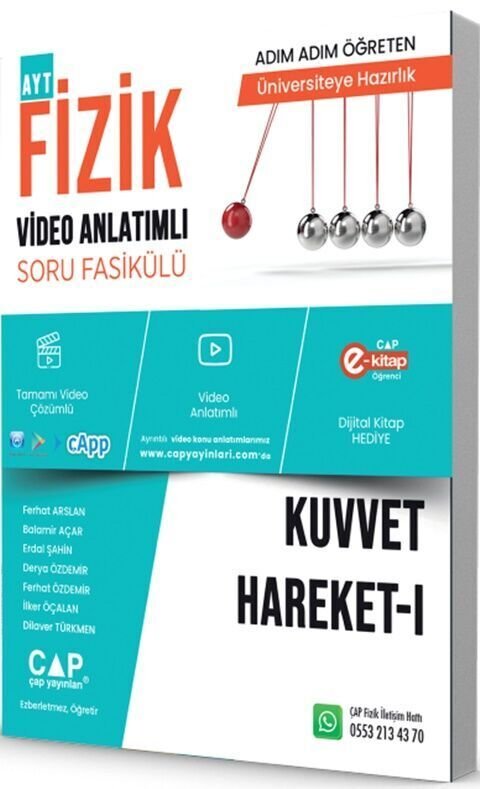 Çap Yayınları Fizik Konu Anlatımlı Soru Bankası Kuvvet Haraket I
