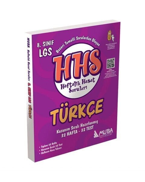 Muba Yayınları 8.Sınıf Türkçe Haftalık Hasat Soruları (HHS)