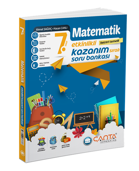 ÇANTA YAYINLARI 7. SINIF MATEMATİK ETKİNLİKLİ KAZANIM SORU BANKASI