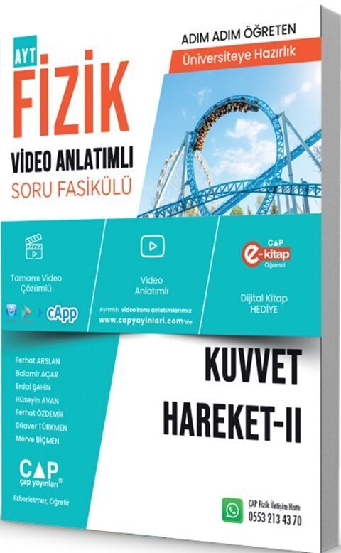 Çap Yayınları Fizik Konu Anlatımlı Soru Bankası Kuvvet Haraket Iı