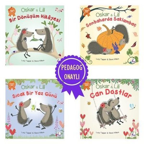 Pedagog Onaylı Hikayeler Set 3 4 Kitap Takım