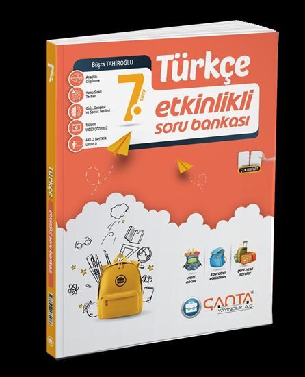 ÇANTA YAYINLARI 7. SINIF TÜRKÇE ETKİNLİKLİ KAZANIM SORU BANKASI