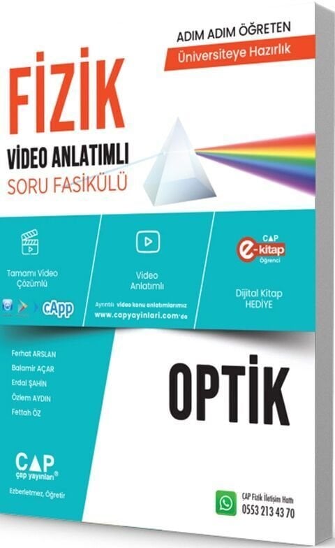 Çap Yayınları Fizik Konu Anlatımlı Soru Bankası Optik