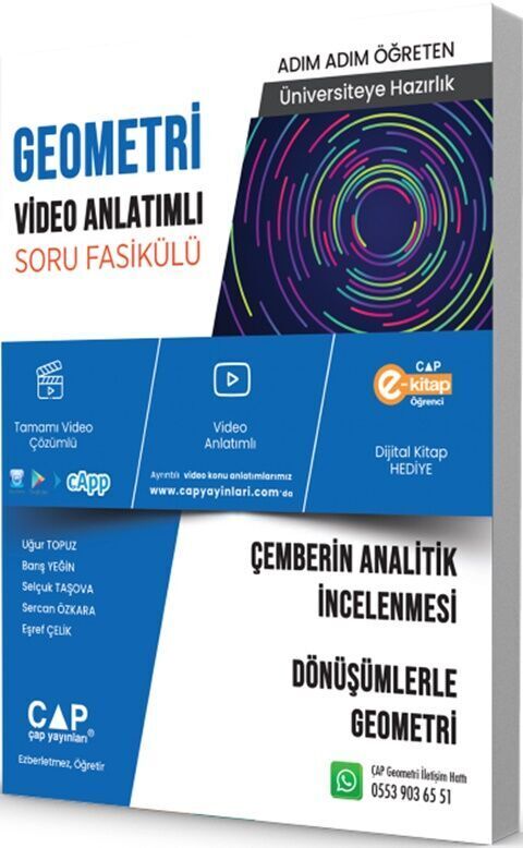 Çap Yayınları Geometri Konu Anlatımlı Soru Bankası Çem Anlincdönş.