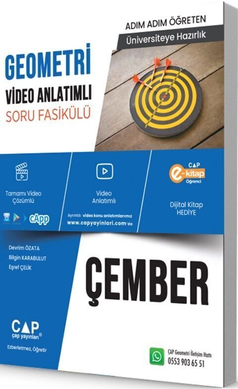 Çap Yayınları Geometri Konu Anlatımlı Soru Bankası Çember