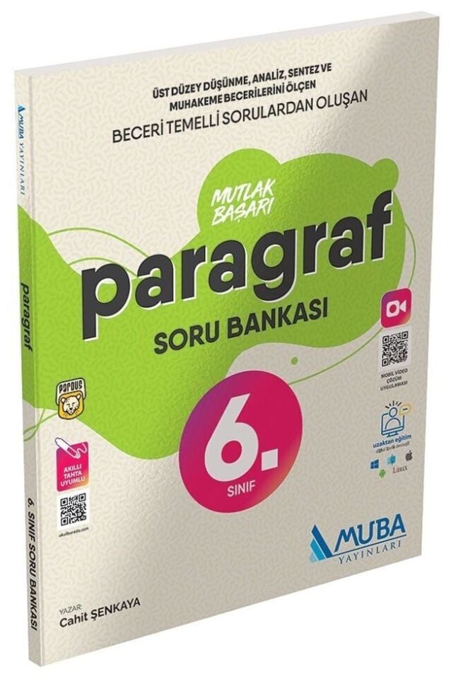 Muba Yayınları Mutlak Başarı 6.Sınıf Paragraf Soru Bankası