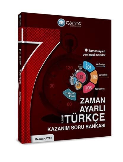 ÇANTA YAYINLARI 7. SINIF TÜRKÇE ZAMAN AYARLI KAZANIM SORU BANKASI