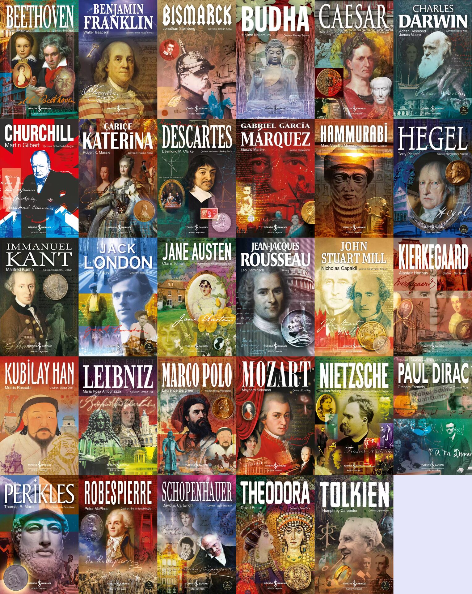 Biyografi dizisi 29 kitap