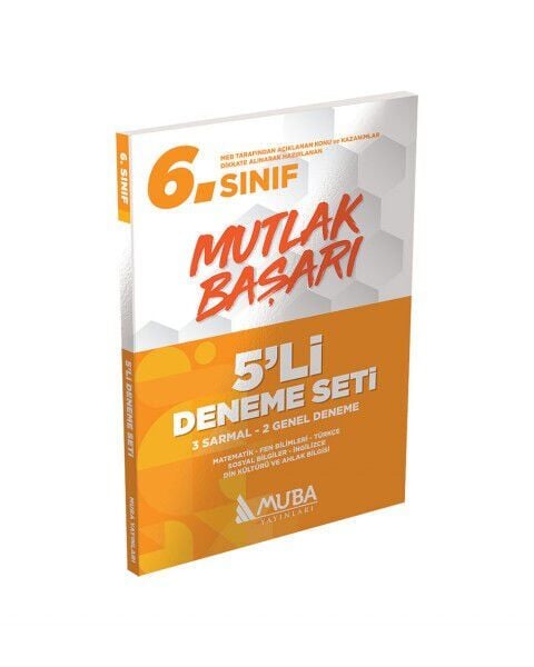 Muba Yayınları Mutlak Başarı 6.Sınıf 5 li Deneme Seti