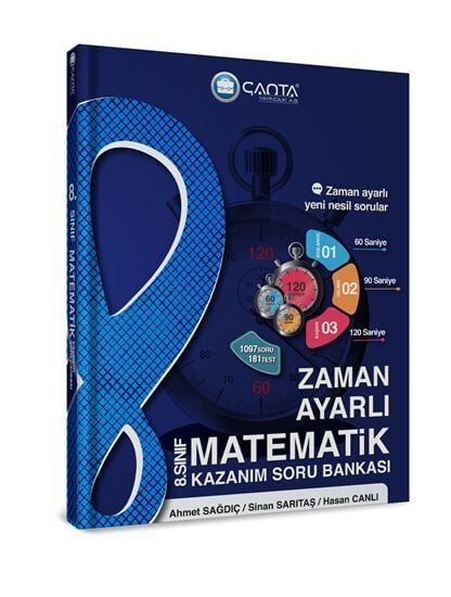 ÇANTA YAYINLARI 8. SINIF MATEMATİK ZAMAN AYARLI KAZANIM SORU BANKASI