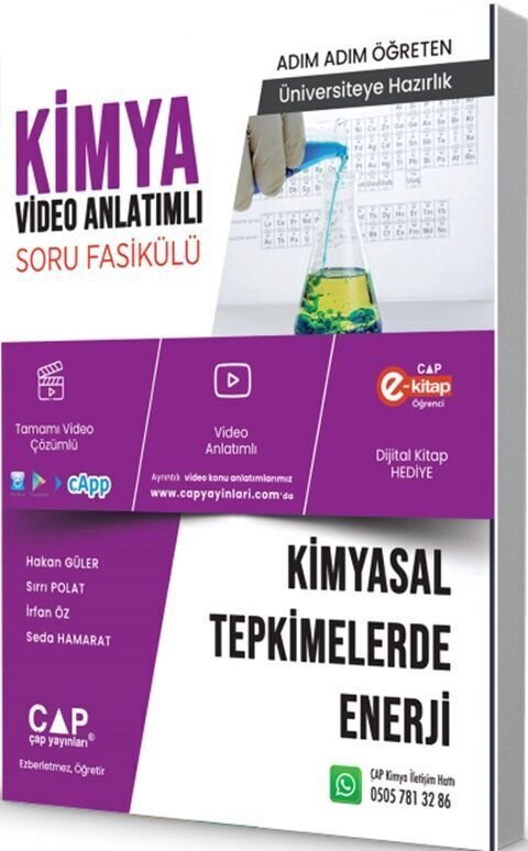 Çap Yayınları Kimya Konu Anlatımlı Soru Bankası Kimy. Tepki. Enerji