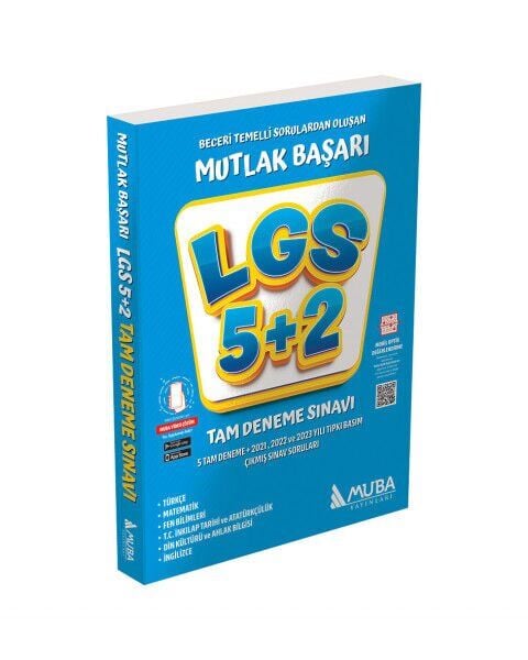 Muba Yayınları Mutlak Başarı 8.Sınıf 5 + 2 Deneme Sınavı