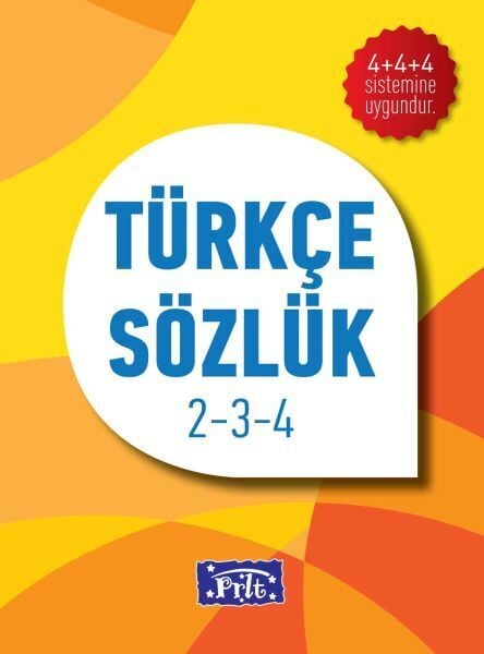 İlköğretim Türkçe Sözlük Karton Kapak 2 3 4