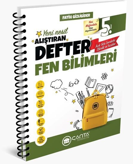 ÇANTA YAYINLARI 5. SINIF FEN BİLİMLERİ ALIŞTIRAN DEFTER