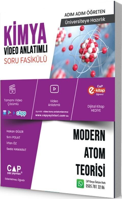 Çap Yayınları Kimya Konu Anlatımlı Soru Bankası Modern Atm Teo