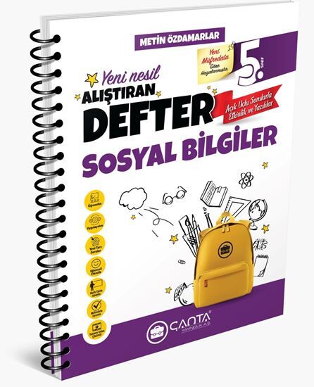 ÇANTA YAYINLARI 5. SINIF SOSYAL BİLGİLER ALIŞTIRAN DEFTER