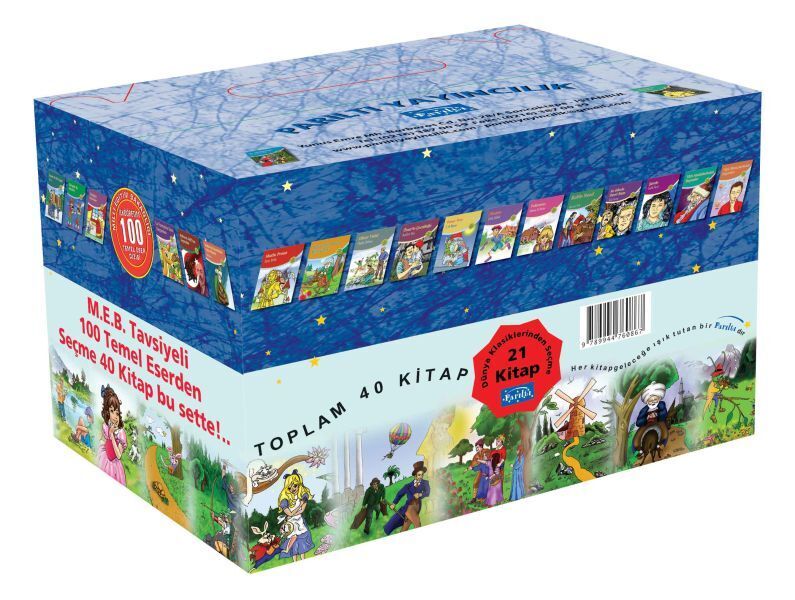 100 Temel Eser Seti 40 Kitap Takım Kutulu
