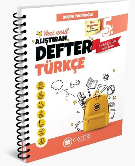 ÇANTA YAYINLARI 5. SINIF TÜRKÇE ALIŞTIRAN DEFTER