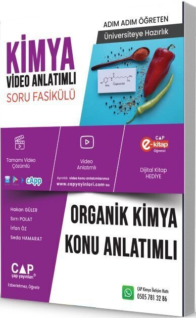 Çap Yayınları Kimya Konu Anlatımlı Organik Kimya