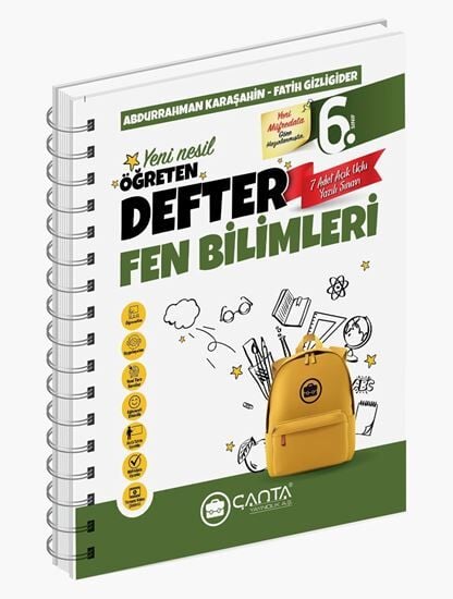 ÇANTA YAYINLARI 6. SINIF FEN BİLİMLERİ ÖĞRETEN DEFTER
