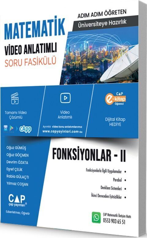 Çap Yayınları Matematik Konu Anlatımlı Soru Bankası Fonksiyon Iı