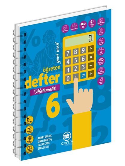 ÇANTA YAYINLARI 6. SINIF MATEMATİK ÖĞRETEN DEFTER
