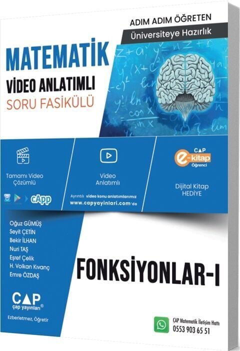 Çap Yayınları Matematik Konu Anlatımlı Soru Bankası Fonksiyonlar I