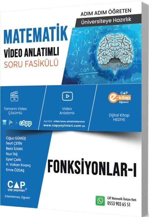 Çap Yayınları Matematik Konu Anlatımlı Soru Bankası Fonksiyonlar I