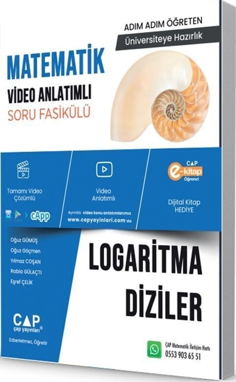 Çap Yayınları Matematik Konu Anlatımlı Soru Bankası Logaritma Diz