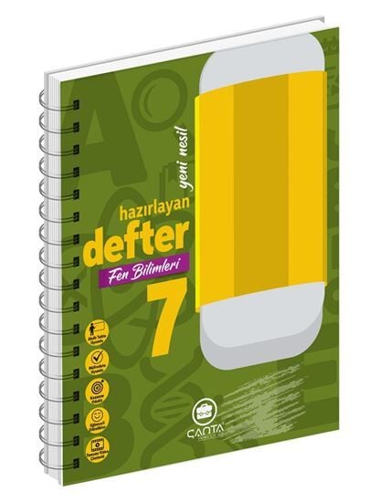 ÇANTA YAYINLARI 7. SINIF FEN BİLİMLERİ HAZIRLAYAN DEFTER