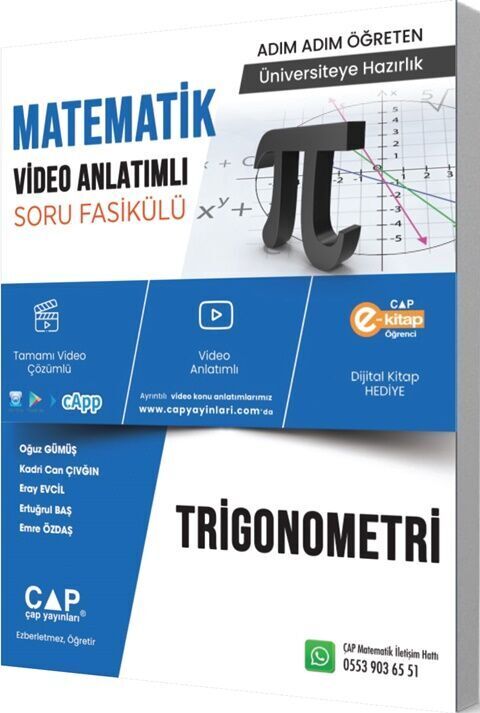 Çap Yayınları Matematik Konu Anlatımlı Soru Bankası Trigonometri