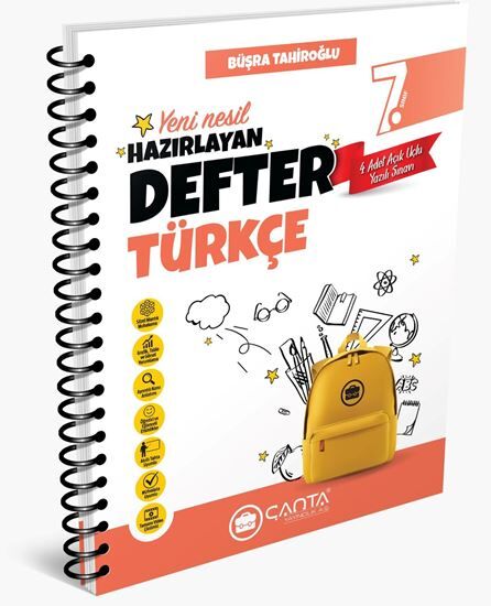 ÇANTA YAYINLARI 7. SINIF TÜRKÇE HAZIRLAYAN DEFTER